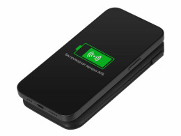Evolt Внешний беспроводной аккумулятор с подсветкой лого «Astro», 10000 mAh, черный
