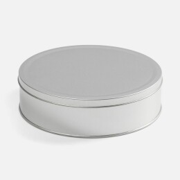 сделано в России Коробка Pragmax L, круглая, серебристая