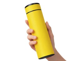 Разное Вакуумный термос "Vacuum Flask C1", soft touch, 420мл, желтый