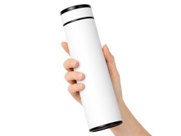 Разное Вакуумный термос "Vacuum Flask C1", soft touch, 420мл, белый