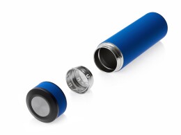 Разное Вакуумный термос "Vacuum Flask C1", soft touch, 420мл, синий