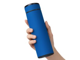 Разное Вакуумный термос "Vacuum Flask C1", soft touch, 420мл, синий