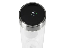 Waterline Стеклянный термос с индикатором температуры "Tapp", 500 мл, серебристый