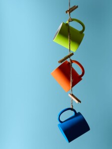 Molti Кружка Colorido, желтый неон