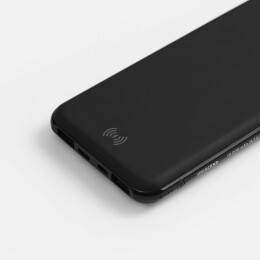 Uniscend Аккумулятор с беспроводной зарядкой All Day Wireless, 10000 мАч, черный