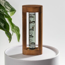 Разное Термометр «Галилей» в деревянном корпусе, серый