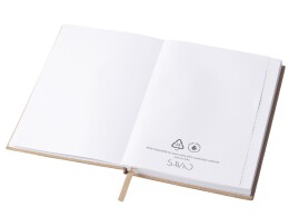 Savio Блокнот из пробки А5 "Passiflora", твердая обложка, 80 листов 80 гр/м2 переработанной белой бумаги,