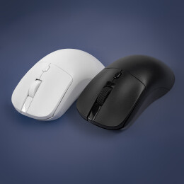 Bizzon Мышь беспроводная PULSE, белая, пластик