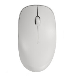 Bizzon Мышь беспроводная SPECTRE, белая, пластик