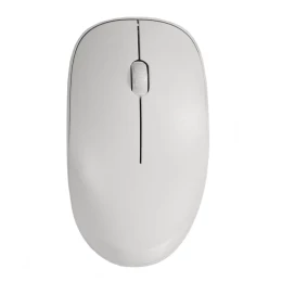 Bizzon Мышь беспроводная SPECTRE, белая, пластик