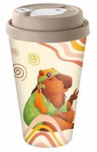 сделано в России Стакан с крышкой Tumbler на заказ, M