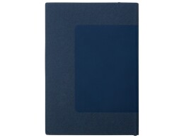 Lettertone Бизнес блокнот "Supreme" с вставкой из софт-тача, гибкая обложка, 128 листов, синий