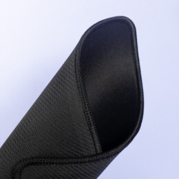 Bizzon Коврик для мыши GLIDE S, 26*21*0,3см, прошитый край, черный