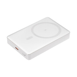 Portobello Внешние Аккумуляторы Внешний аккумулятор Atlantis PD Plus 10000mAh с функцией беспроводной зарядки 15W, серебряный