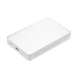 Portobello Внешние Аккумуляторы Внешний аккумулятор Atlantis PD Plus 10000mAh с функцией беспроводной зарядки 15W, серебряный