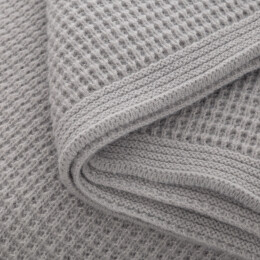 Portobello Пледы Плед Malta Soft вязаный, 160*90 см, серый