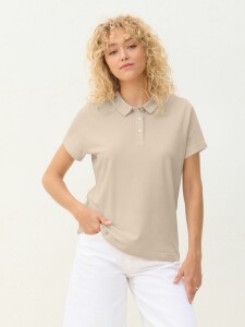 Sol's Рубашка поло женская Pulse Women, бежевая (льняная)