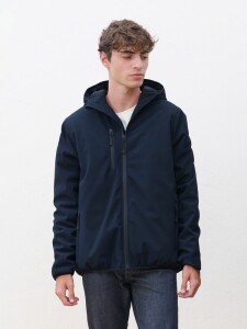 Sol's Куртка софтшелл с капюшоном мужская Falcon Men, ярко-синяя (royal)