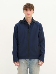 Sol's Куртка софтшелл с капюшоном мужская Race Men, темно-синяя