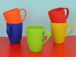 Разное Кружка "Grain" из натуральных волокон, красный (Р)