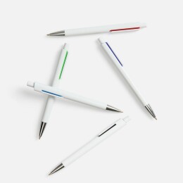 Разное Ручка шариковая Dominanta, белая с черным