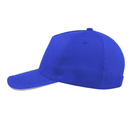 MERCHTEX Бейсболка COVER SANDWICH 370, 5 клиньев, металлическая застежка