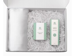 Разное Подарочный набор White light 2.0 с пледом, диффузором, насыпной свечой