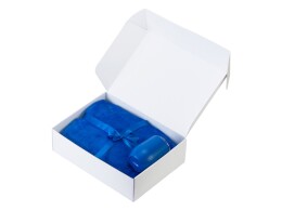 Разное Подарочный набор «Dreamy hygge» 2.0 с пледом и термокружкой, синий