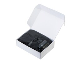 Разное Подарочный набор «Dreamy hygge» 2.0 с пледом и термокружкой, черный