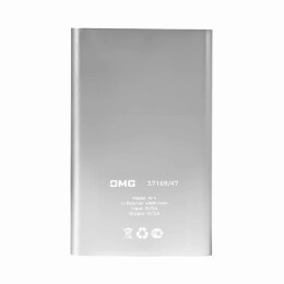 Bizzon Универсальный аккумулятор Al 4 (4000 мАч), серебристый, 11х6.9х0,98 см