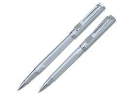 Pierre Cardin Набор Pierre Cardin PEN&PEN: ручка шариковая + роллер. Цвет - серебристый. Упаковка Е.