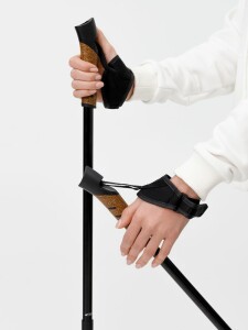Stride Палки для скандинавской ходьбы Trekk, черные