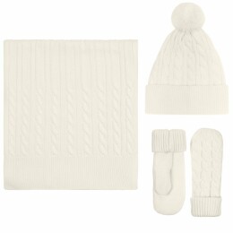 teplo Варежки Heat Trick, белые (молочные)