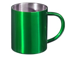 Разное Стальная кружка с двойными стенками "Altai", зеленый (Р)