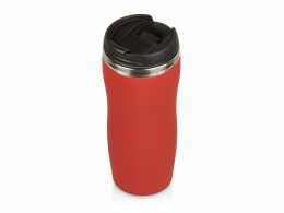 Разное Термокружка "Double wall mug C1", soft touch, 350 мл, красный (Р)