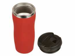 Разное Термокружка "Double wall mug C1", soft touch, 350 мл, красный (Р)