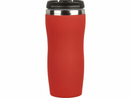 Разное Термокружка "Double wall mug C1", soft touch, 350 мл, красный (Р)