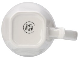 Eat&Bite Кофейная пара с бамбуковым блюдцем "Mandy", белый (Р)