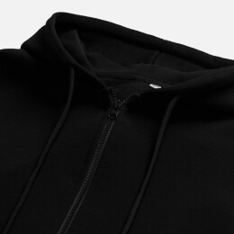 Molti Толстовка унисекс оверсайз на молнии Zippy Terry, черная