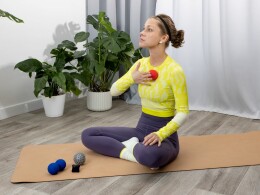 Разное Массажный мяч для МФР Relaxify, красный