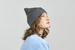 Atlantis Шапка вязаная двойная Wind-S с патчем