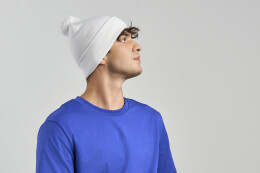 Atlantis Шапка вязаная двойная Wind-S с помпоном