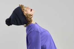 Atlantis Шапка вязаная двойная Wind-S с помпоном