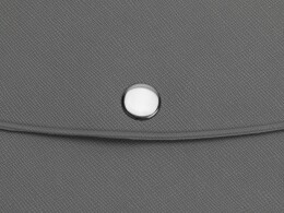 Разное Органайзер для документов на кнопке с отделением для купюр и ручки, упаковка в индивидуальный пакет, серый