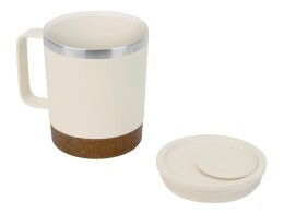 Waterline Стальная кружка с двойными стенками "Swipe", белый0,00