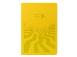 Разное Бизнес-блокнот А5 «C2» soft-touch, желтый, с УФ печатью