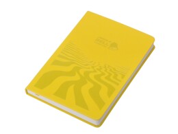 Разное Бизнес-блокнот А5 «C2» soft-touch, желтый, с УФ печатью