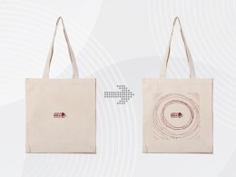 Разное Сумка «Donny» с донной складкой и парусиновыми ручками, натуральный, с DTF (полноцвет)