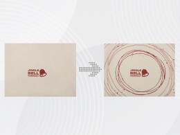 Разное Сумка «Donny» с донной складкой и парусиновыми ручками, натуральный, с DTF (полноцвет)