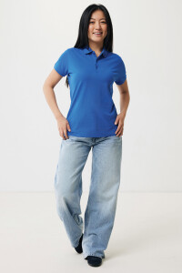 Разное Женская рубашка поло Iqoniq Yosemite из переработанного хлопка-пике, унисекс, 220 г/м²
